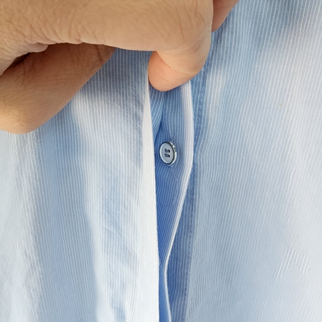 잇미샤 하늘색 반팔 셔츠 상품이미지4