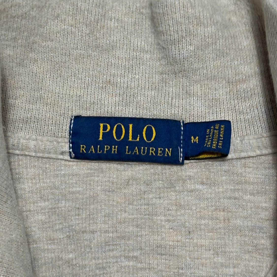 M 폴로랄프로렌 오트밀 반집업 니트 상품이미지4