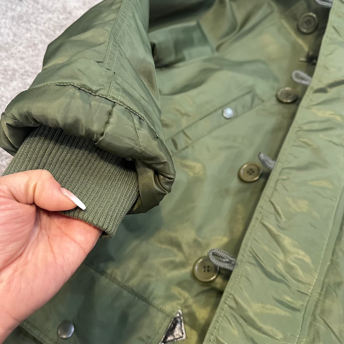 90s Virgin Voyage N-3B 밀리터리 플라잉 파카L 상품이미지7