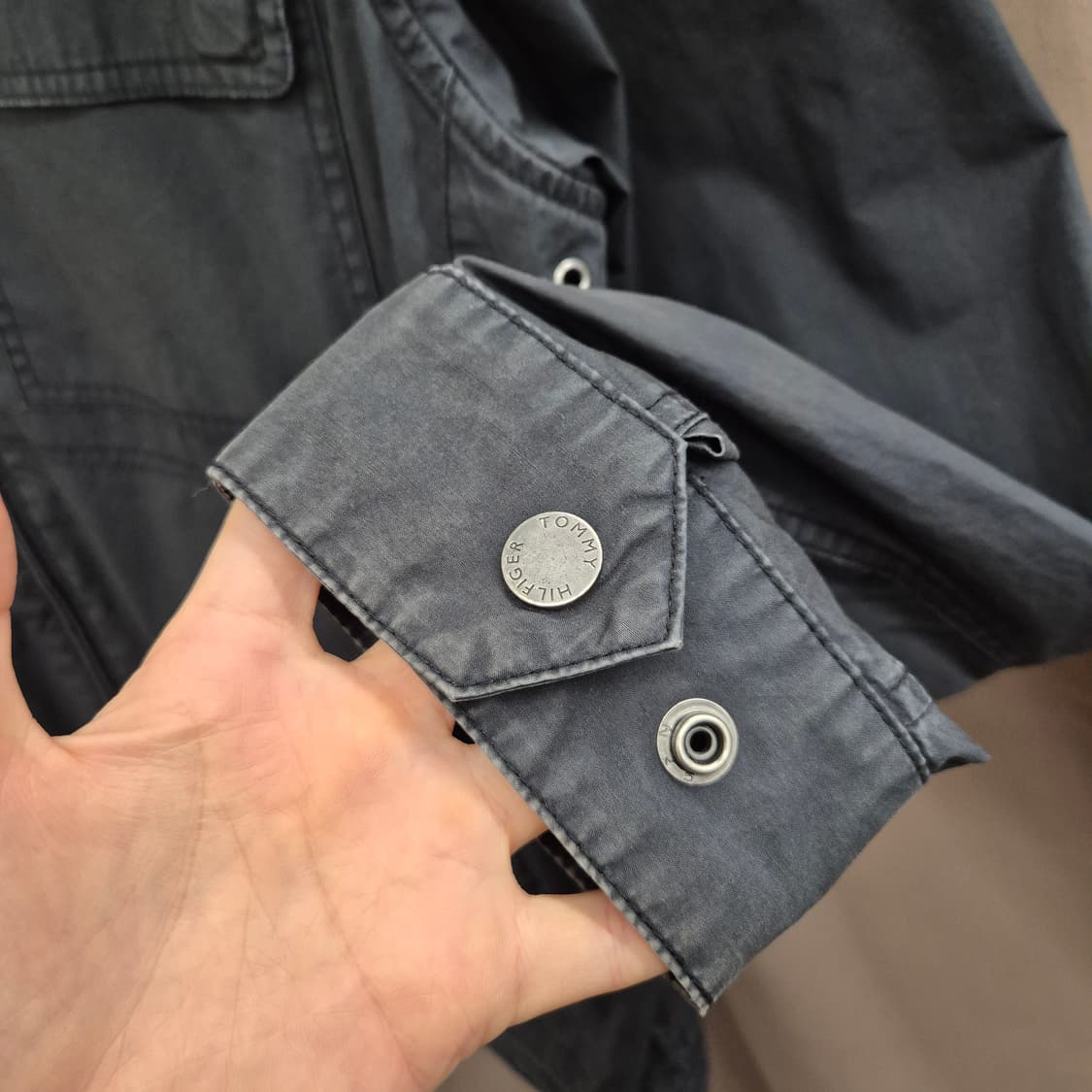 빈티지 타미힐피거 블랙 자켓 L 상품이미지5