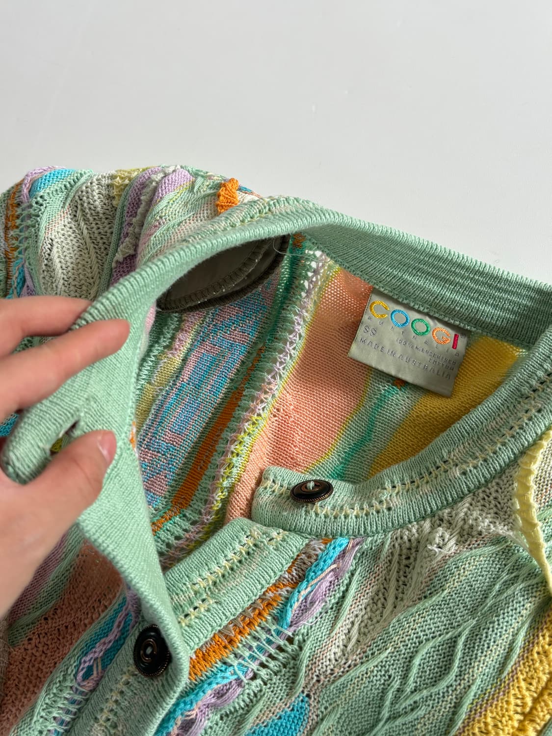 Coogi 쿠지 민트 케이블 가디건 상품이미지9