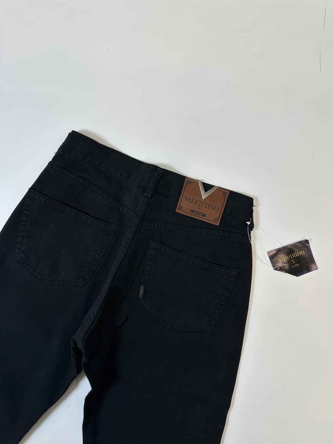 발렌티노 블랙 일자핏 팬츠 32 상품이미지1