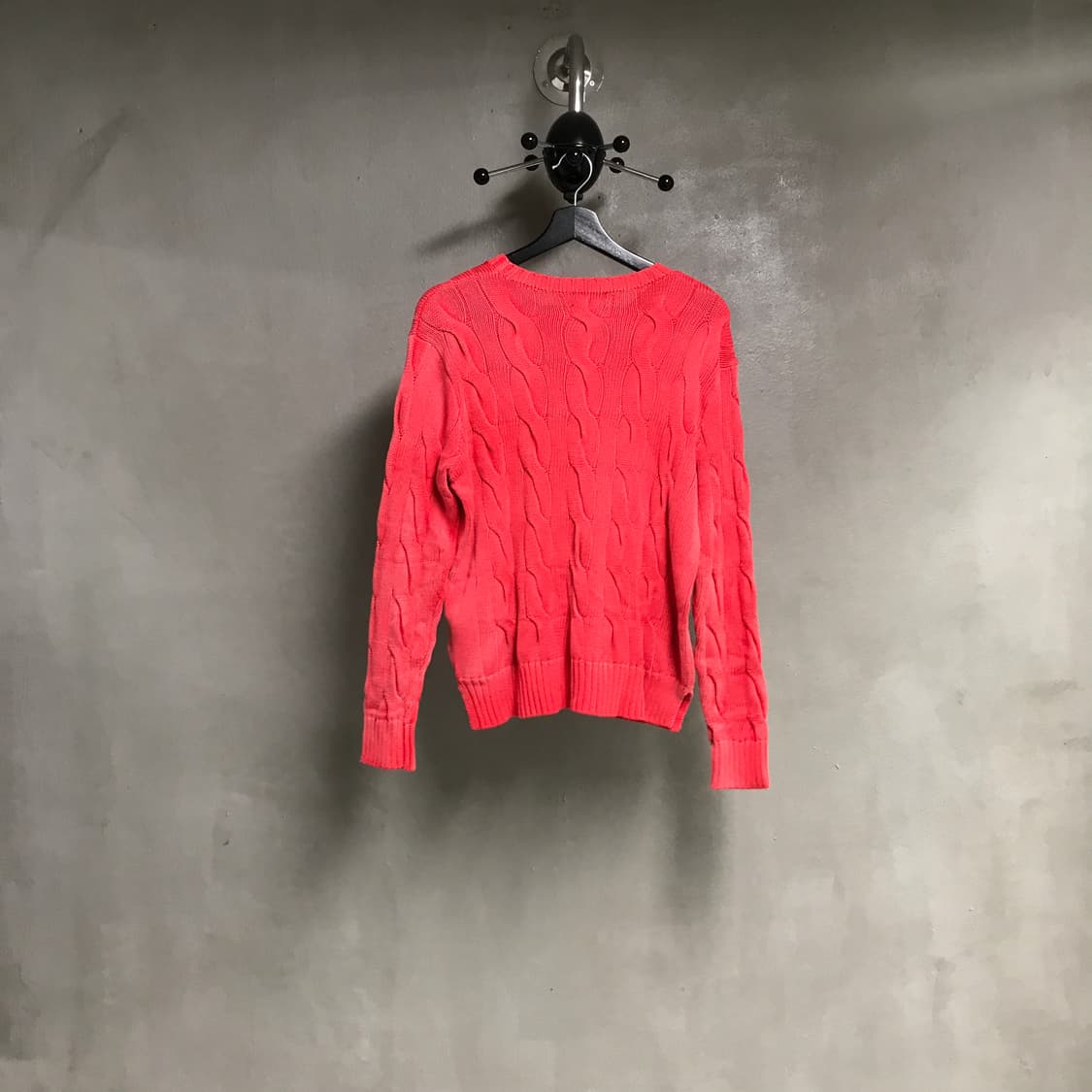 폴로 랄프로렌 케이블 니트 핑크 M 상품이미지7