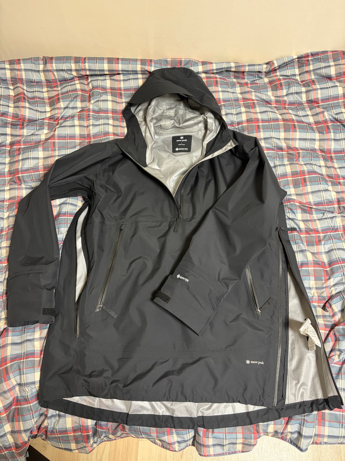 스노우피크 고어텍스 풀오버 블랙 L사이즈 상품이미지2