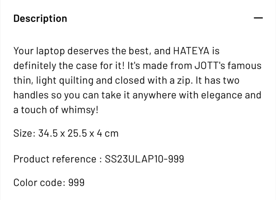 JOTT Hateya 노트북 파우치 상품이미지4