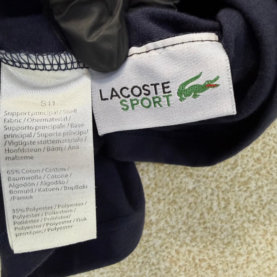 XL 라코스테 크루넥 반팔티 0225T1 상품이미지4