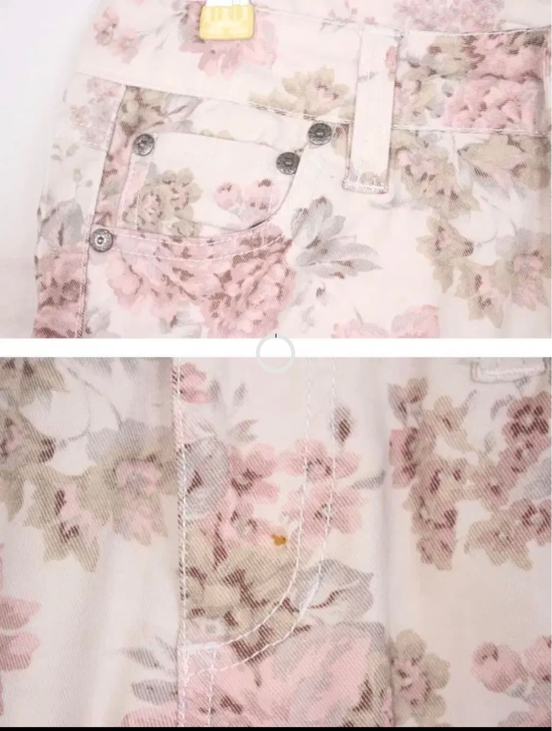 빈티지 플라워 바지 상품이미지2