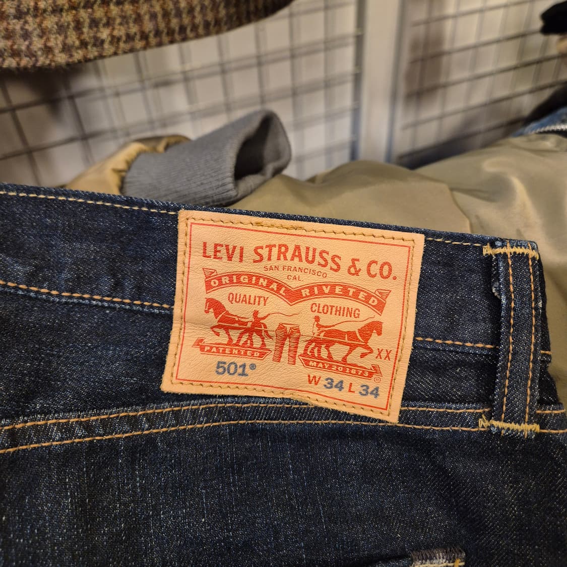 34인치 리바이스 501 청바지  상품이미지3