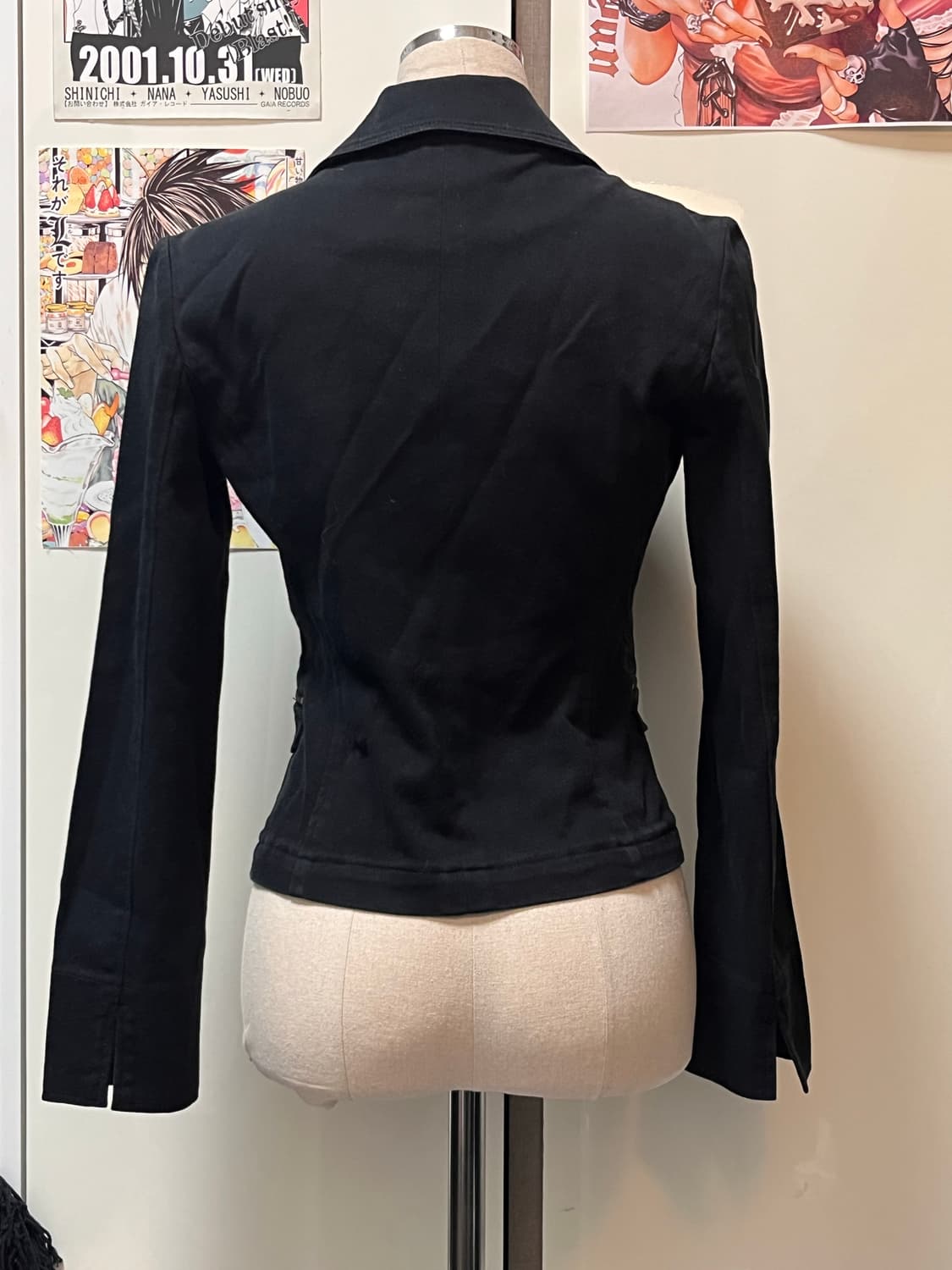 세실 맥비 블랙 크롭 자켓 상품이미지5