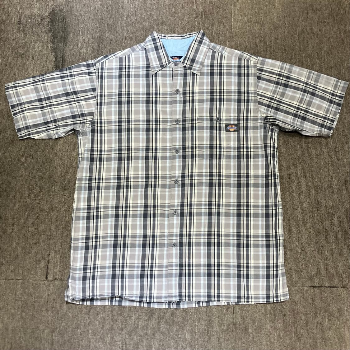 (L) Dickies 디키즈 체크 반팔 셔츠 상품이미지7