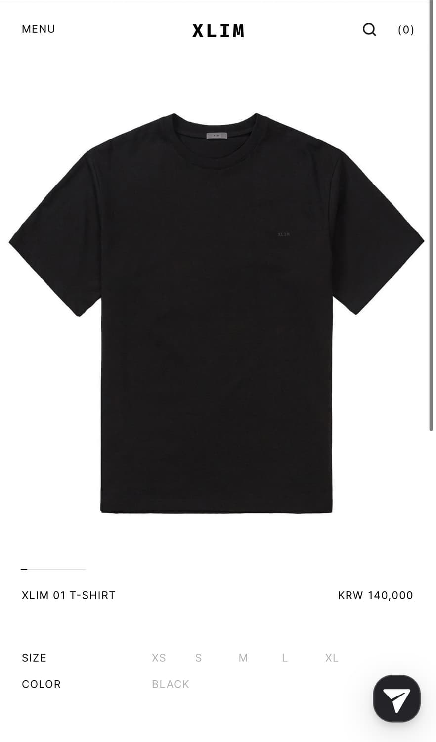 Xlim sequence 01 t-shirt M 상품이미지1