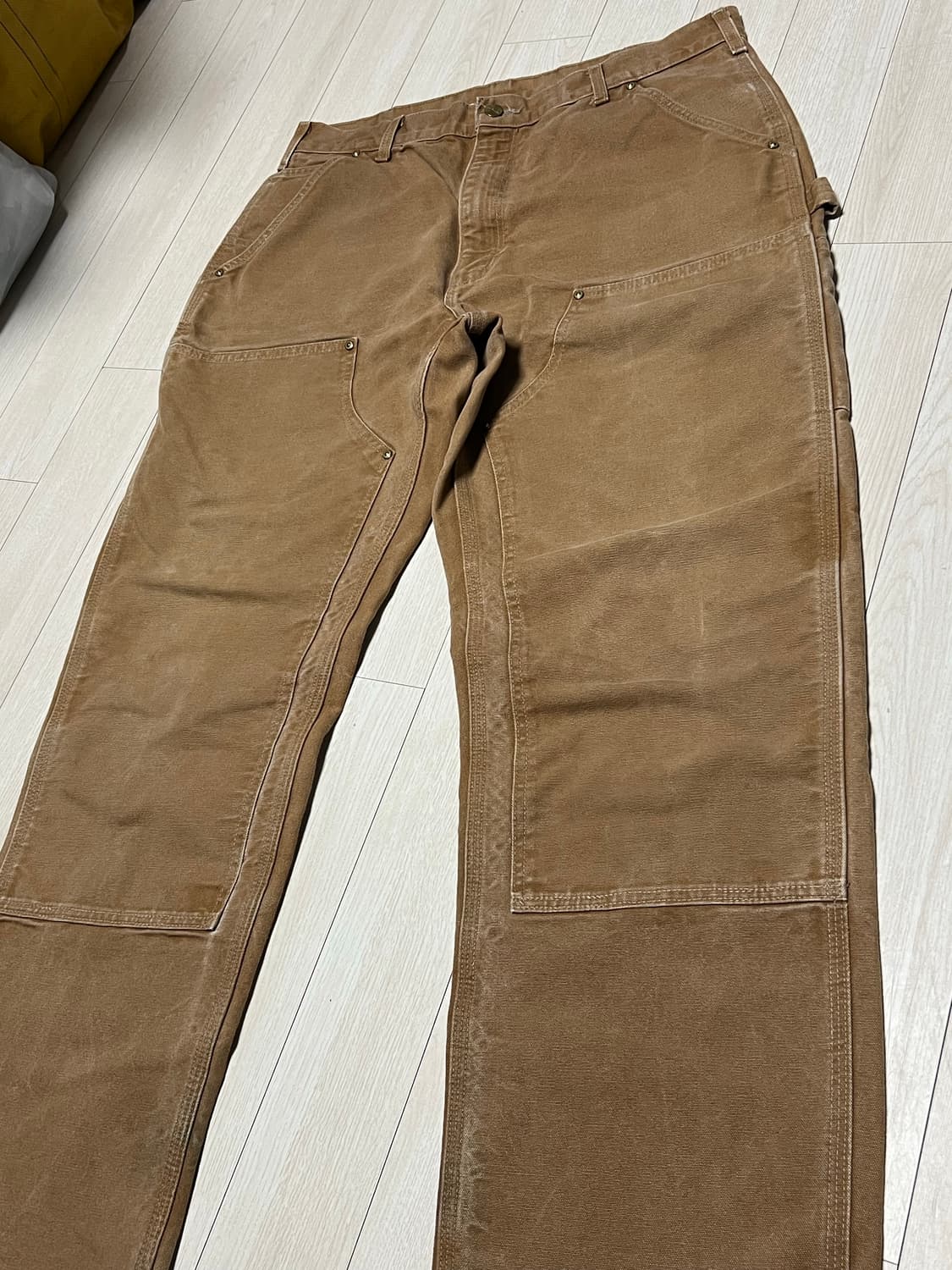 칼하트더블니워크팬츠 36x32 BRN 상품이미지2