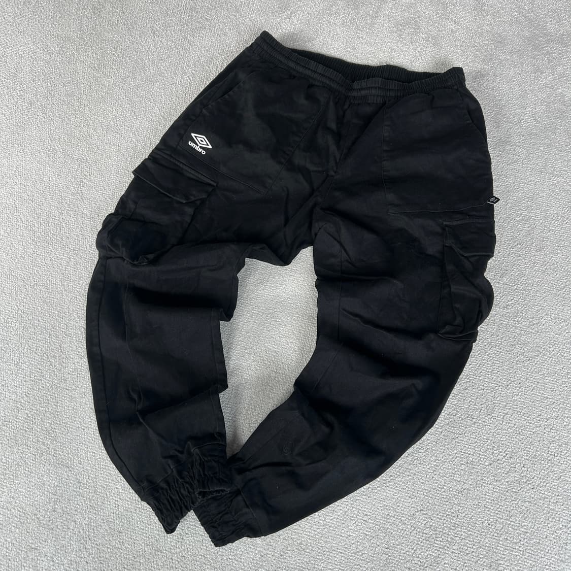 엄브로 블랙 카고 트레이닝 바지 L 상품이미지2