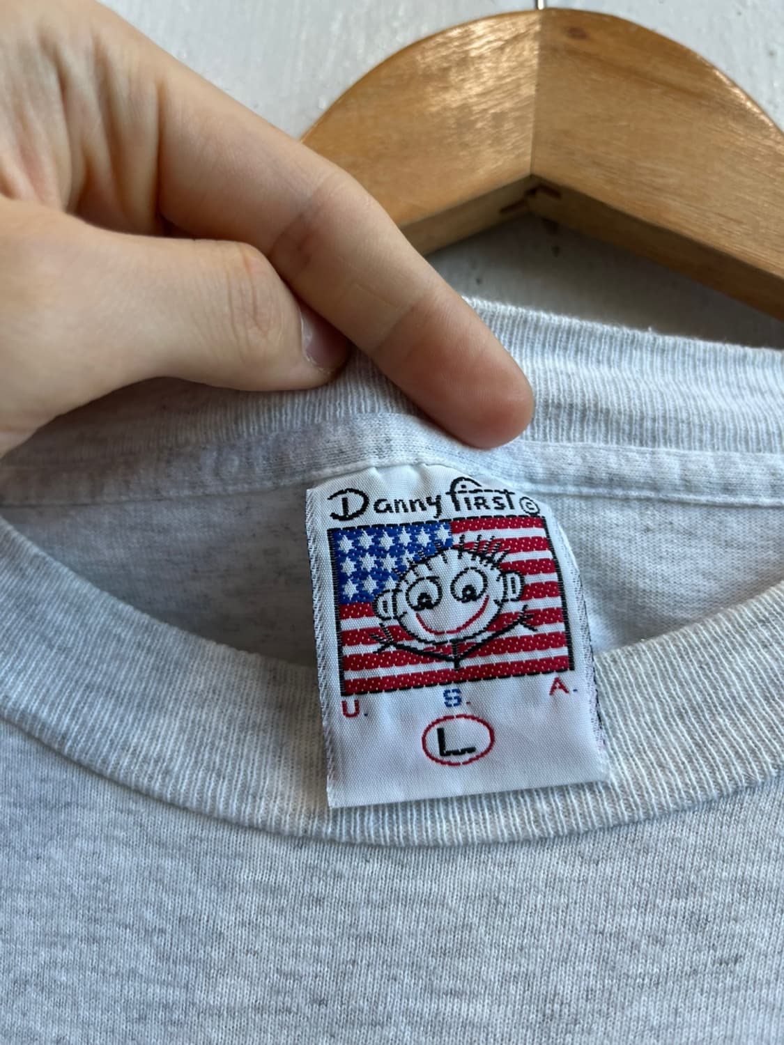 90s DANNY FIRST 호놀룰루 하와이 반팔 티셔츠 Made USA 상품이미지3