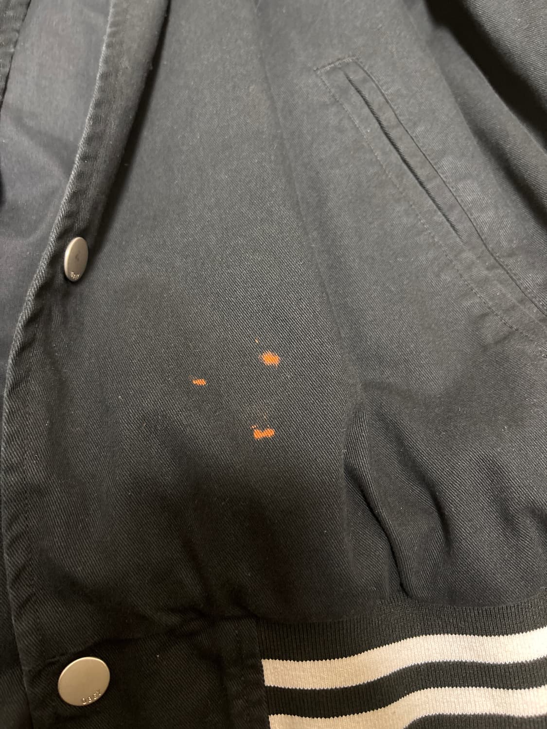 24ss OBEY 오베이 아이콘 바시티 봄버 자켓 블랙 상품이미지4