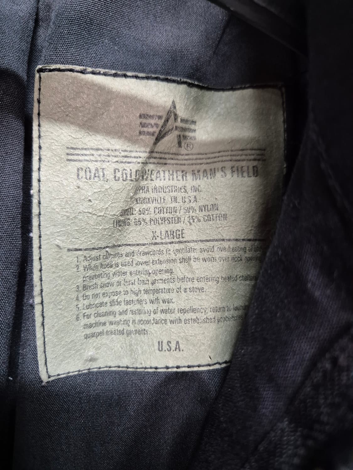 알파 m65 필드자켓 상품이미지3