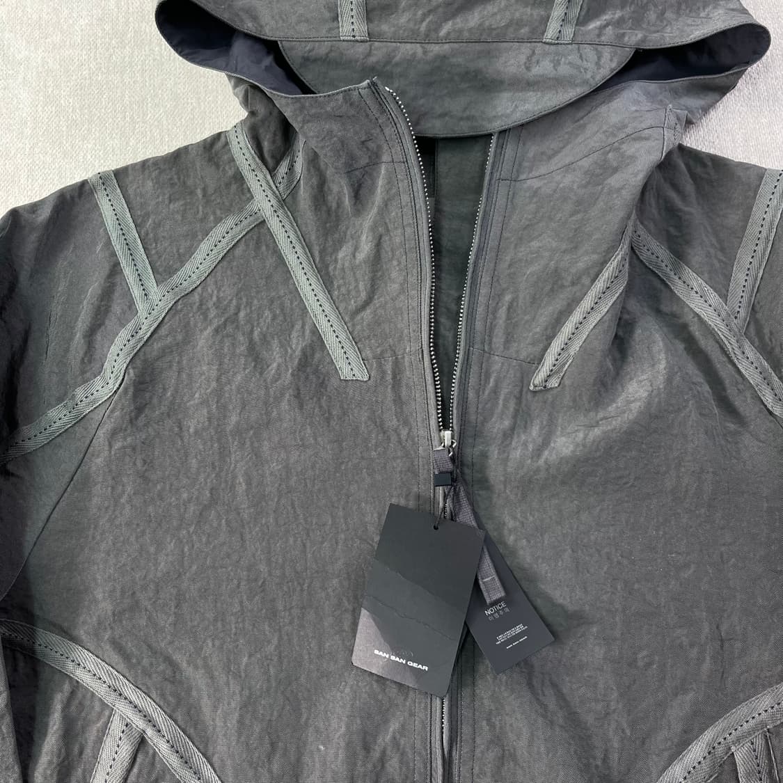 100 산산기어 웨빙 자켓 블루 차콜 상품이미지2