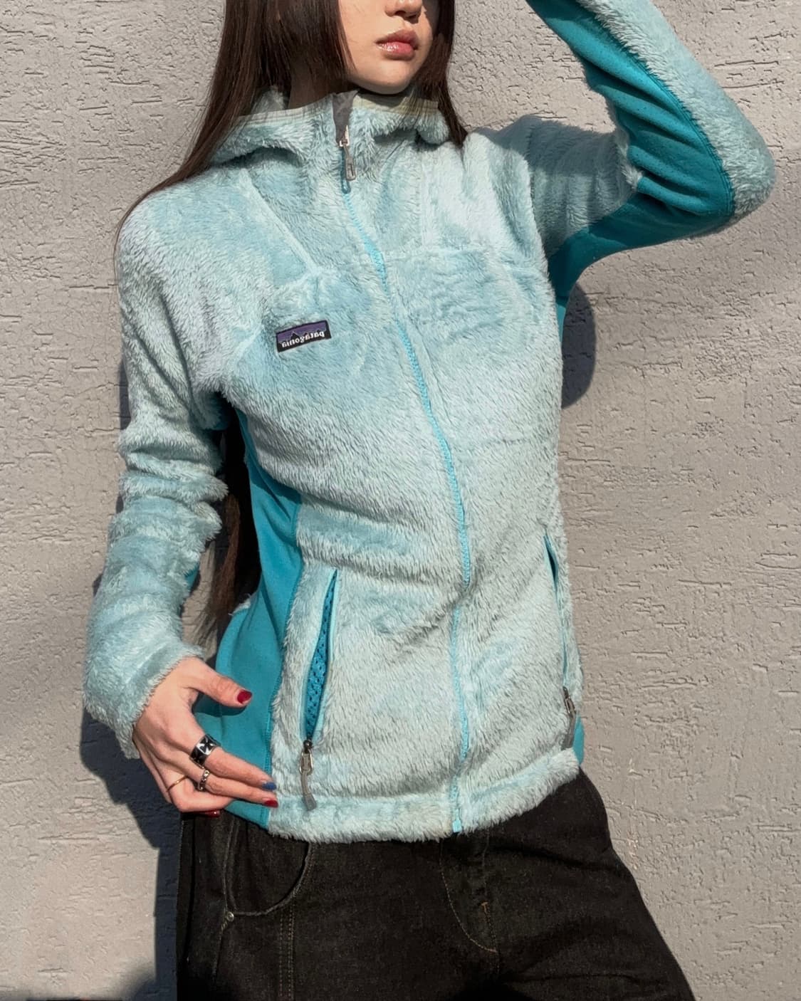 90s vintage Patagonia full zip fleece jk 상품이미지2