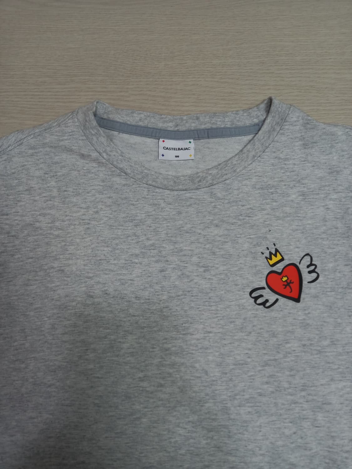 M95-L100 CASTELBAJAC 반팔티셔츠 그레이 L-690 상품이미지3