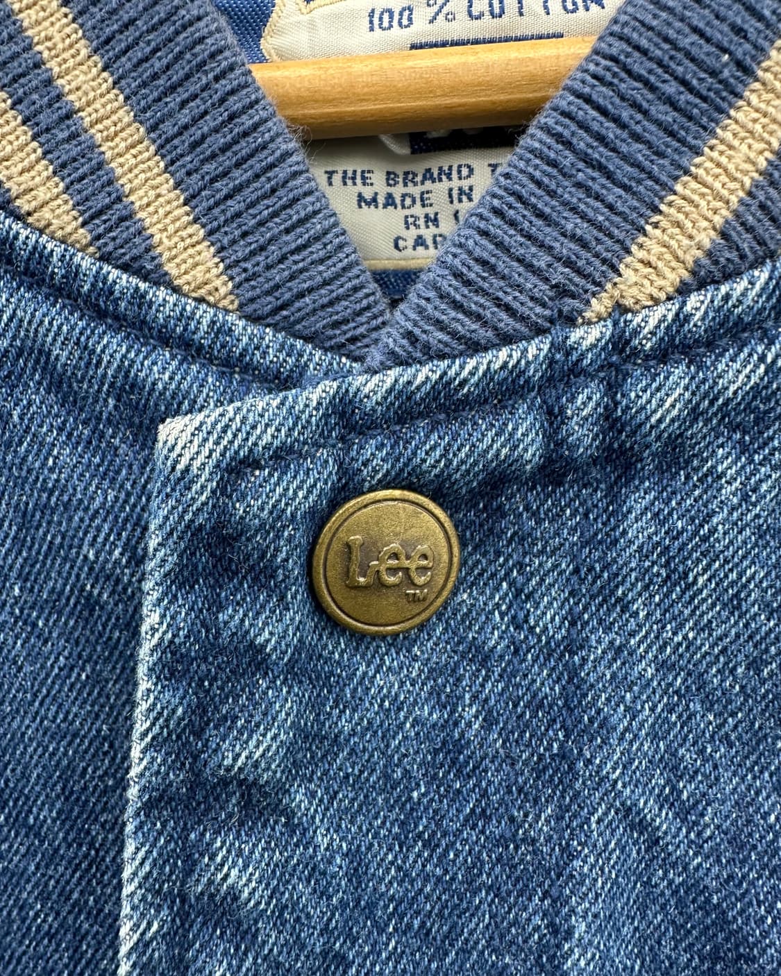 (2XL)90'S LEE 데님 스타디움 자켓-M1820 상품이미지5