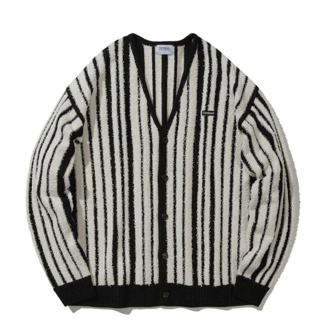 커버낫 버티컬 스트라이프 가디건 XL 상품이미지1