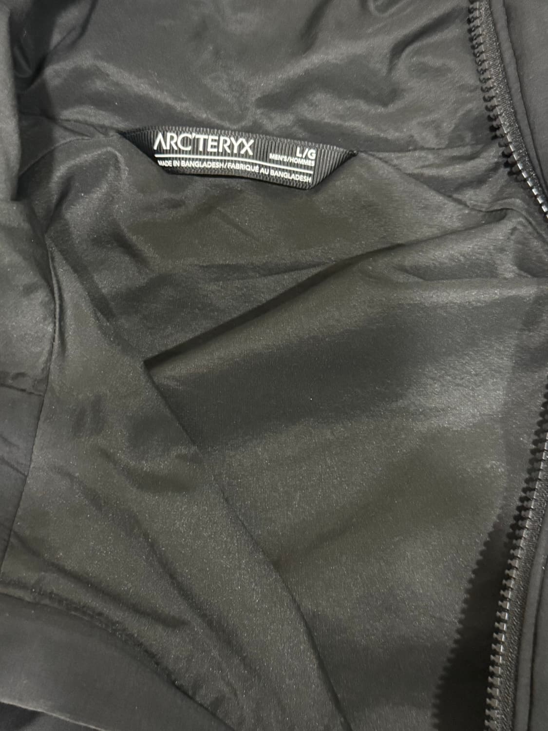 [당일출고,크림판 정품] 아크테릭스 아톰 후디 L 상품이미지3