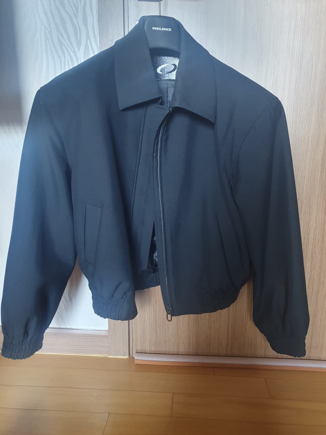 M) faxcopyexpress 파워숄더 블루종 블랙 상품이미지2