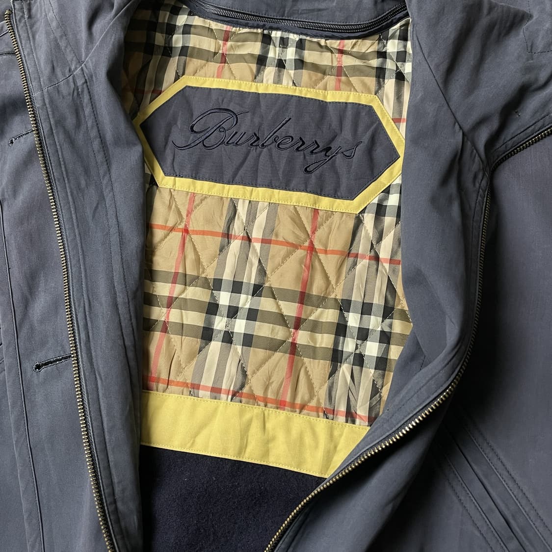 BURBERRYS 버버리 빈티지 네이비 집업 후드자켓 A00449 상품이미지9