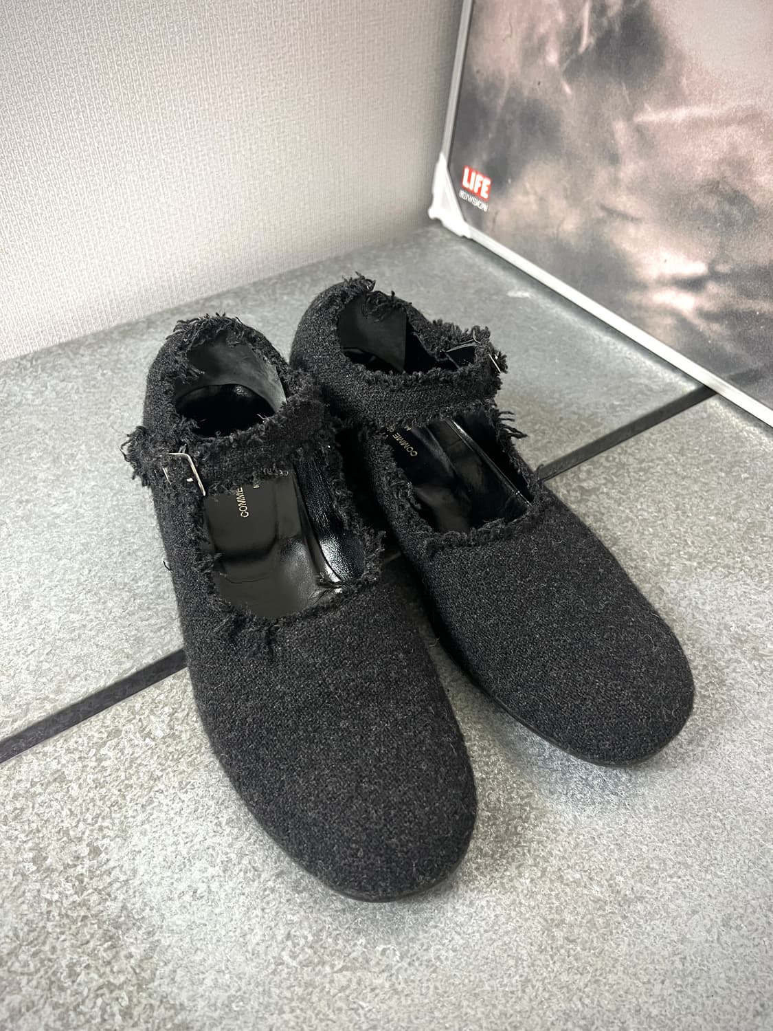 COMMEdesGARCONS tricot-TWEED MARY JANE S 상품이미지2