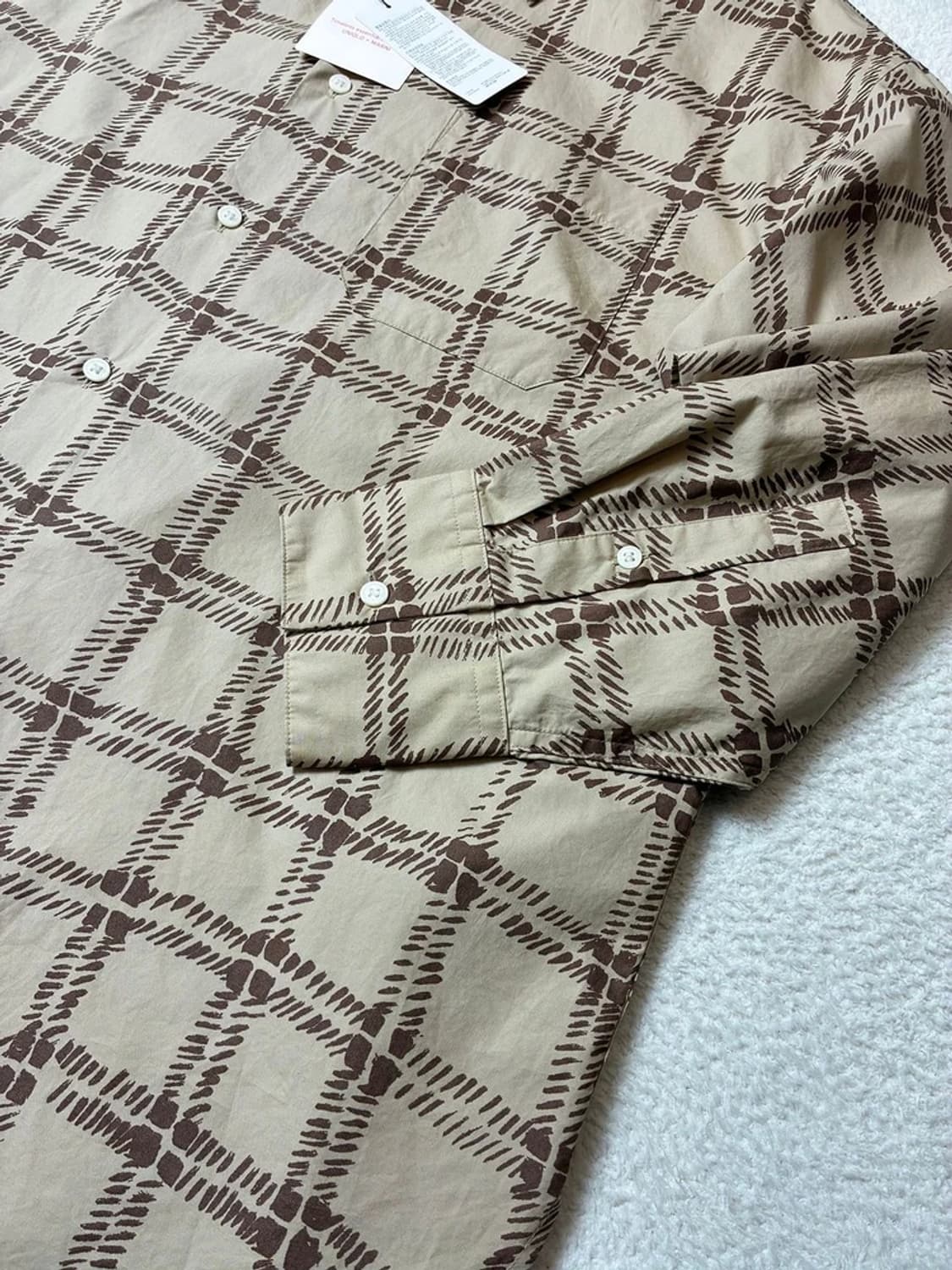 마르니 X 유니클로 체크 오버 셔츠 PN6390 상품이미지4