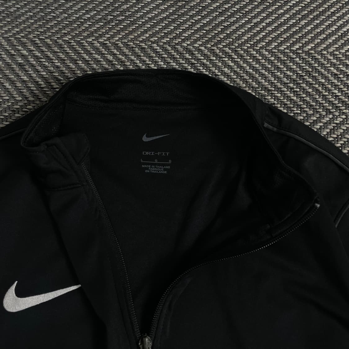나이키 드라이핏 스우시로고 트레이닝 자켓 블랙o 3533 상품이미지5