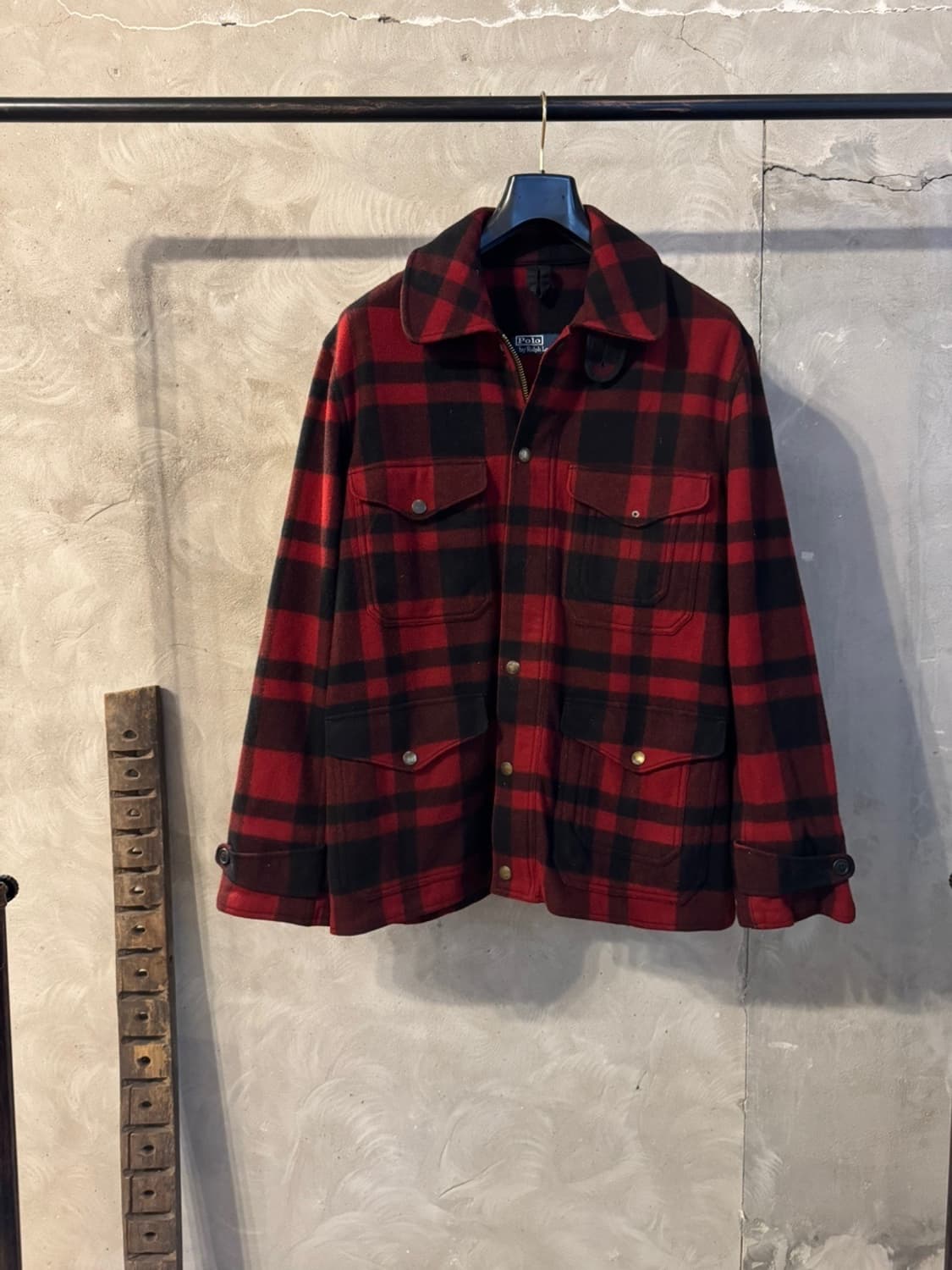 폴로 랄프로렌 버팔로 체크 울 자켓 105 상품이미지9