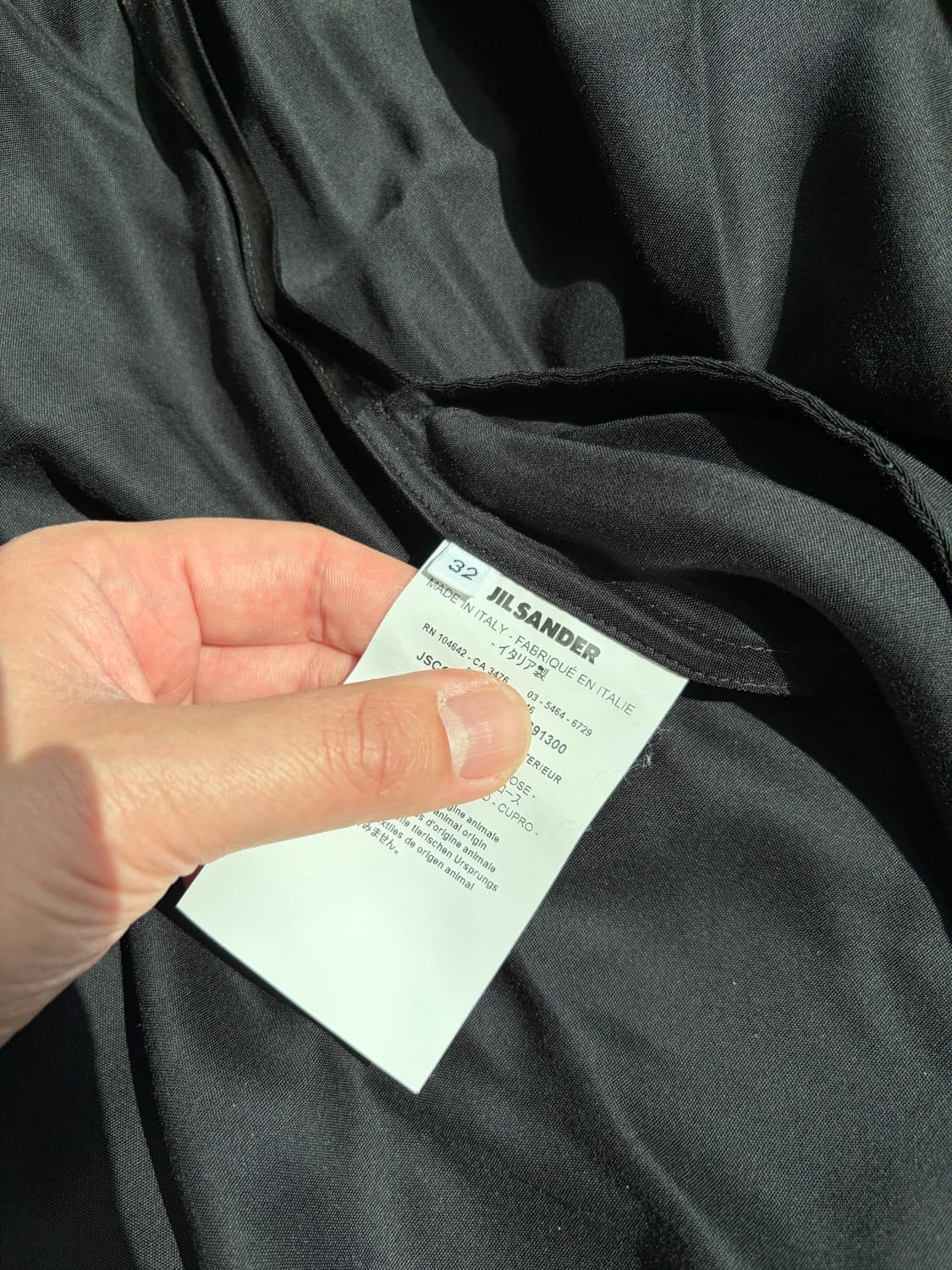 [32/100] Jil Sander 질샌더 로고 로브 코트 상품이미지9