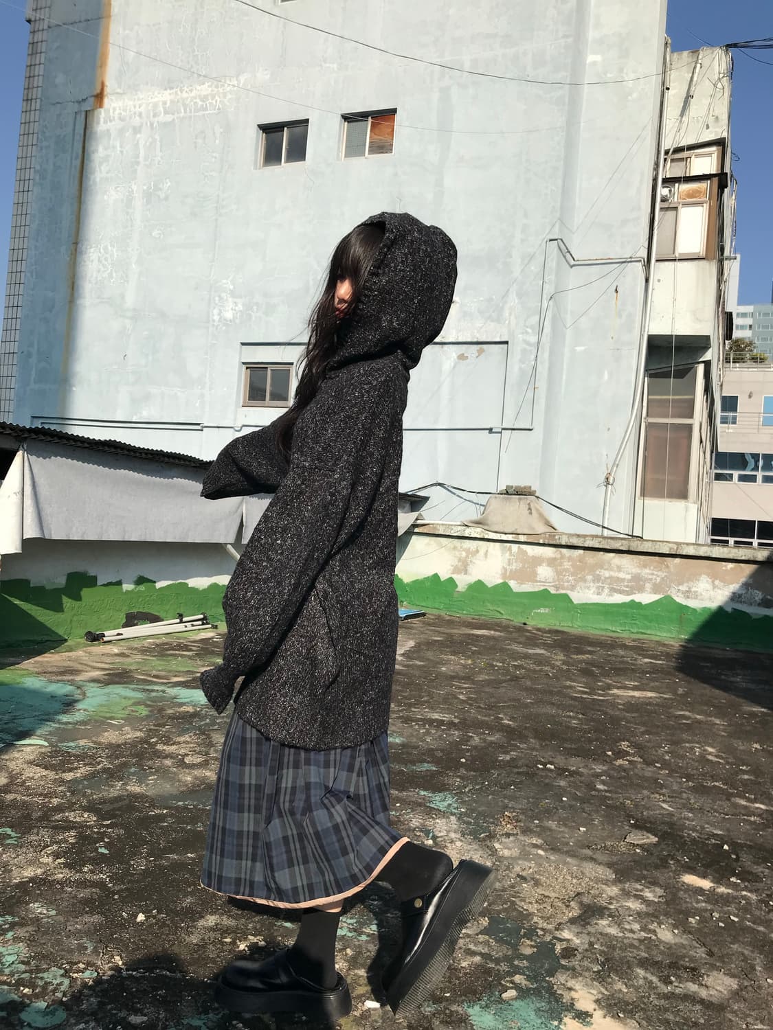 빅 니트 후디 상품이미지6