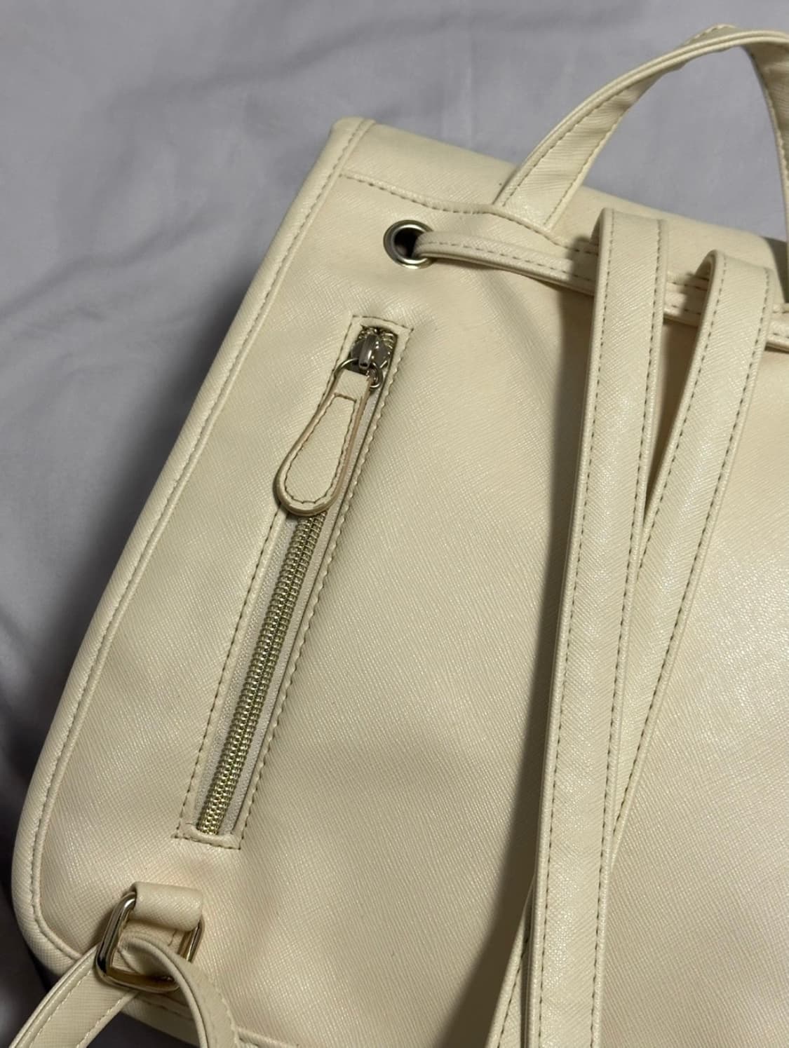 레몬옐로우 트위드 백팩 상품이미지5