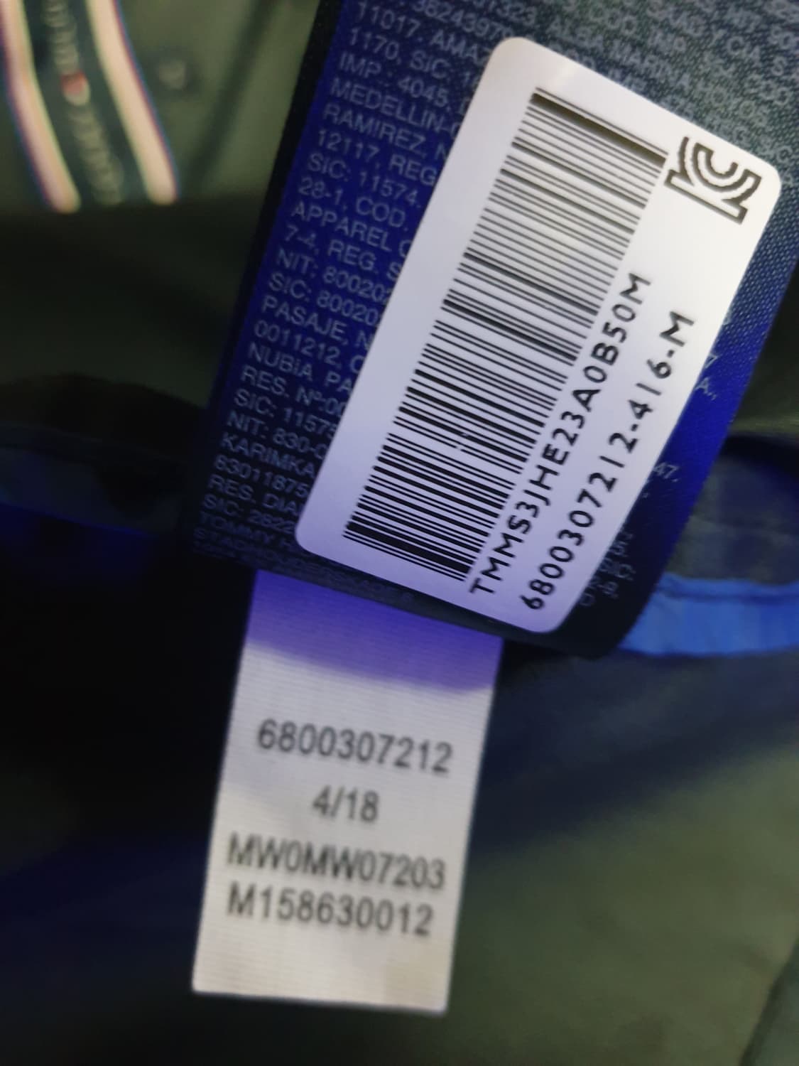 타미힐피거 코튼 폴리 스포티 발마칸 맥코트 네이비 (M) 상품이미지7