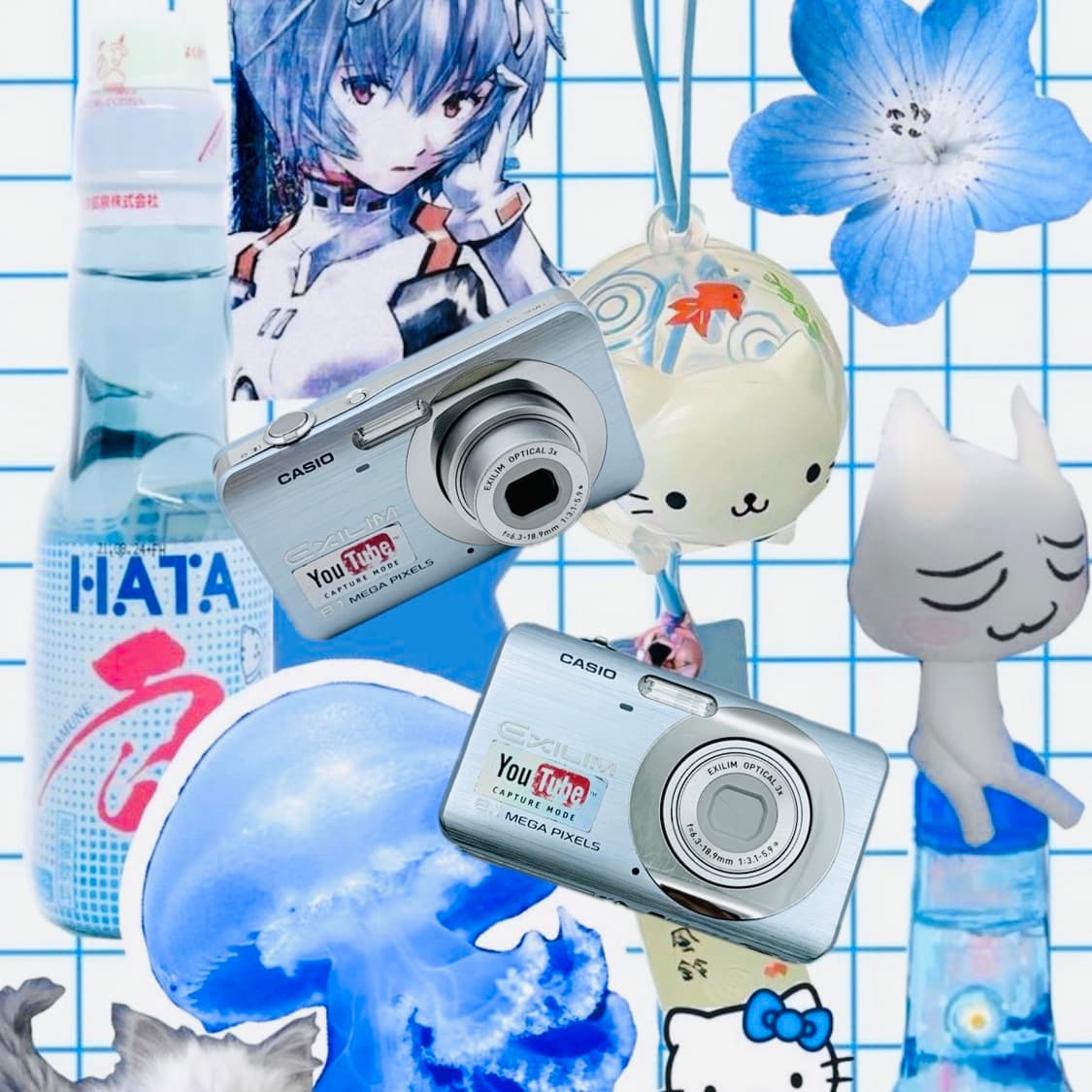 💕유인&카리나💕 카시오 엑슬림 EX-Z80 블루 디카 디지털 카메라 상품이미지1