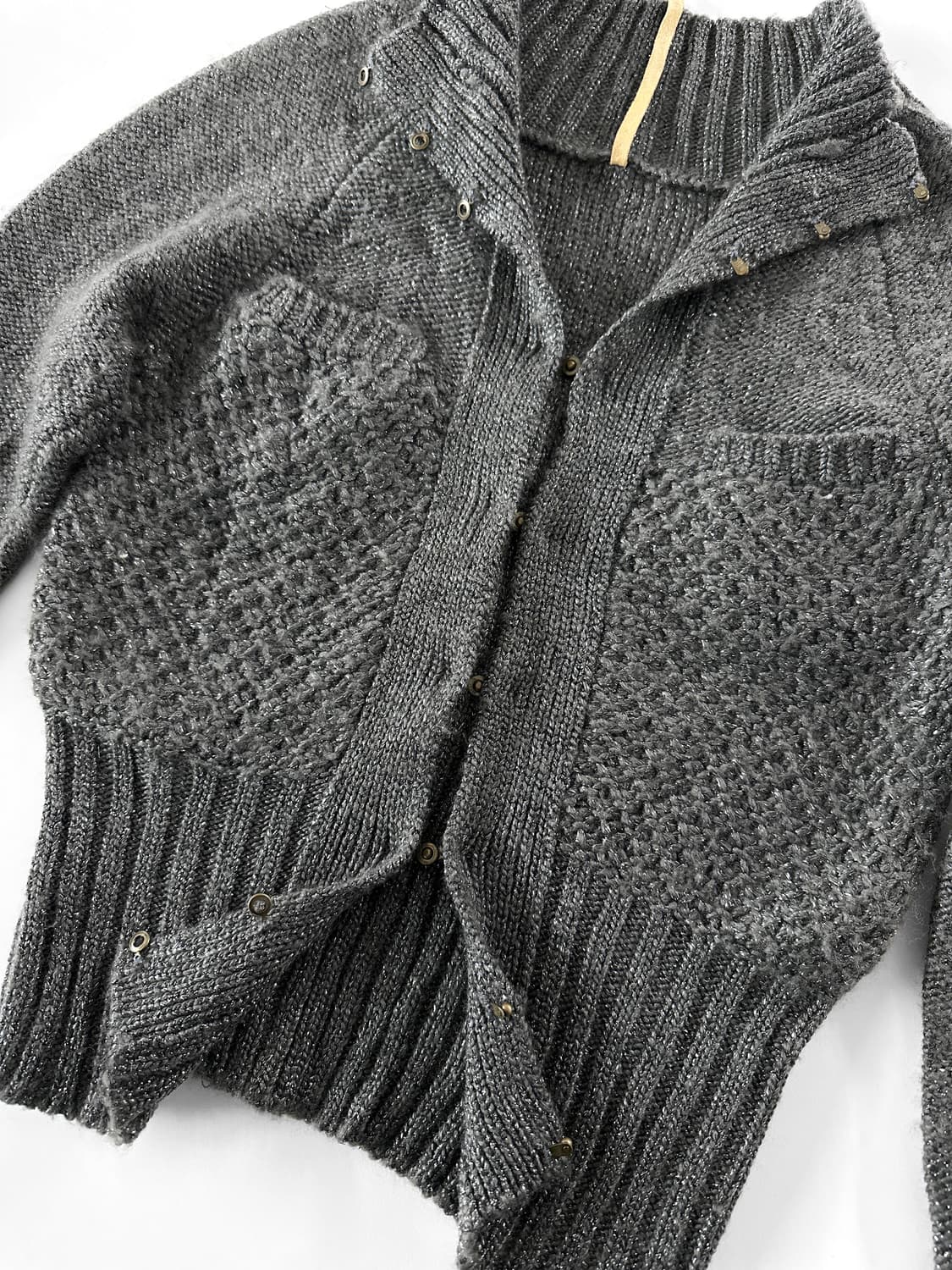 2007 AD HISUI 텍스처 니트 가디건 상품이미지5