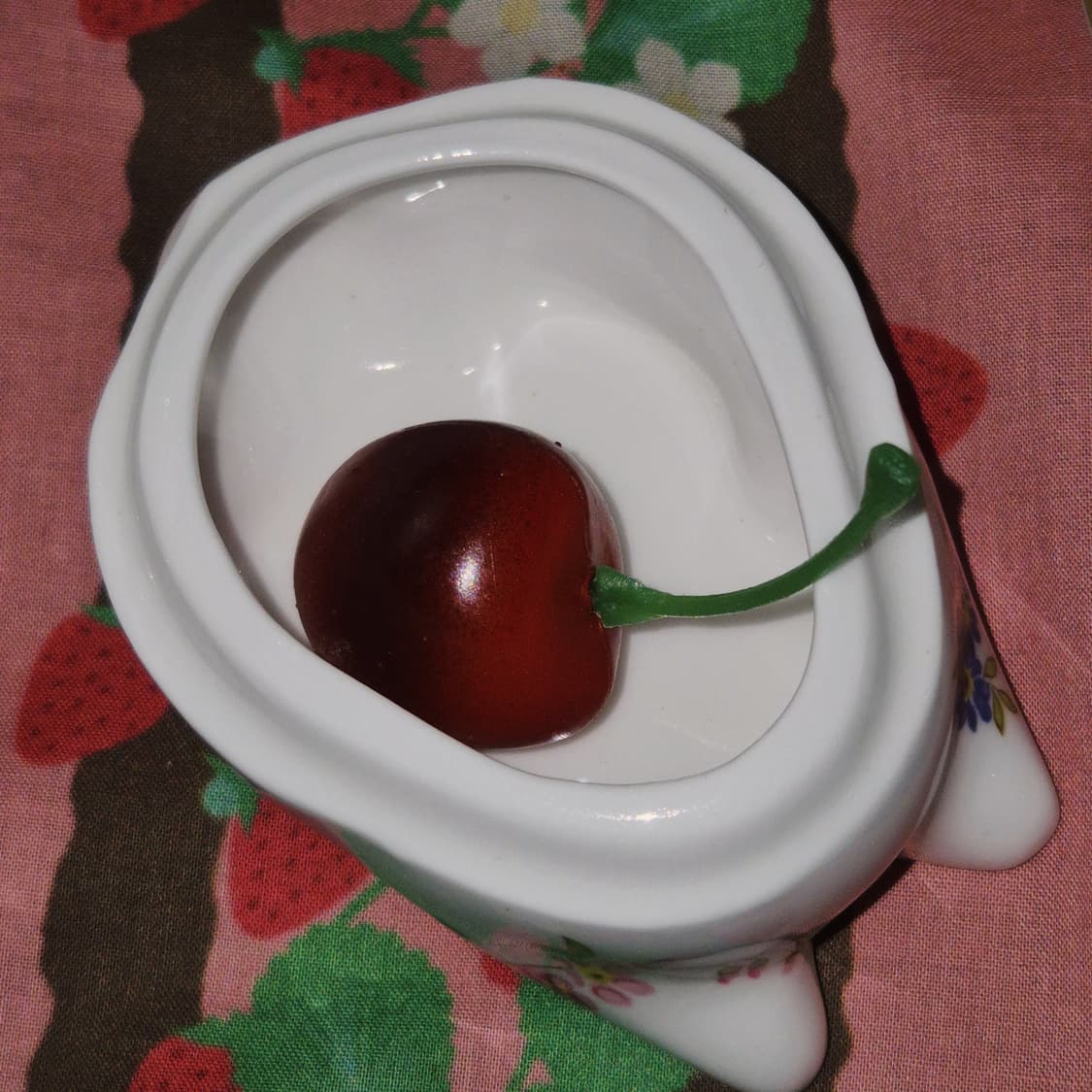 80s 영국 해머슬리 본차이나 플로랄 토끼 트링켓 상품이미지10