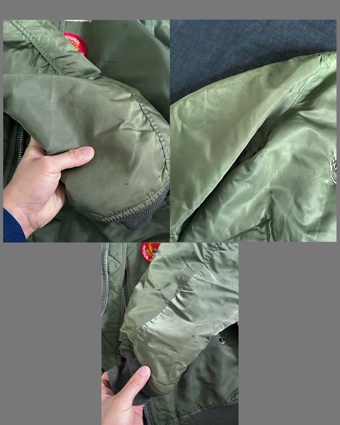 90s 알파인더스트리 ma-1 플라이트 자켓 Made in USA 상품이미지9