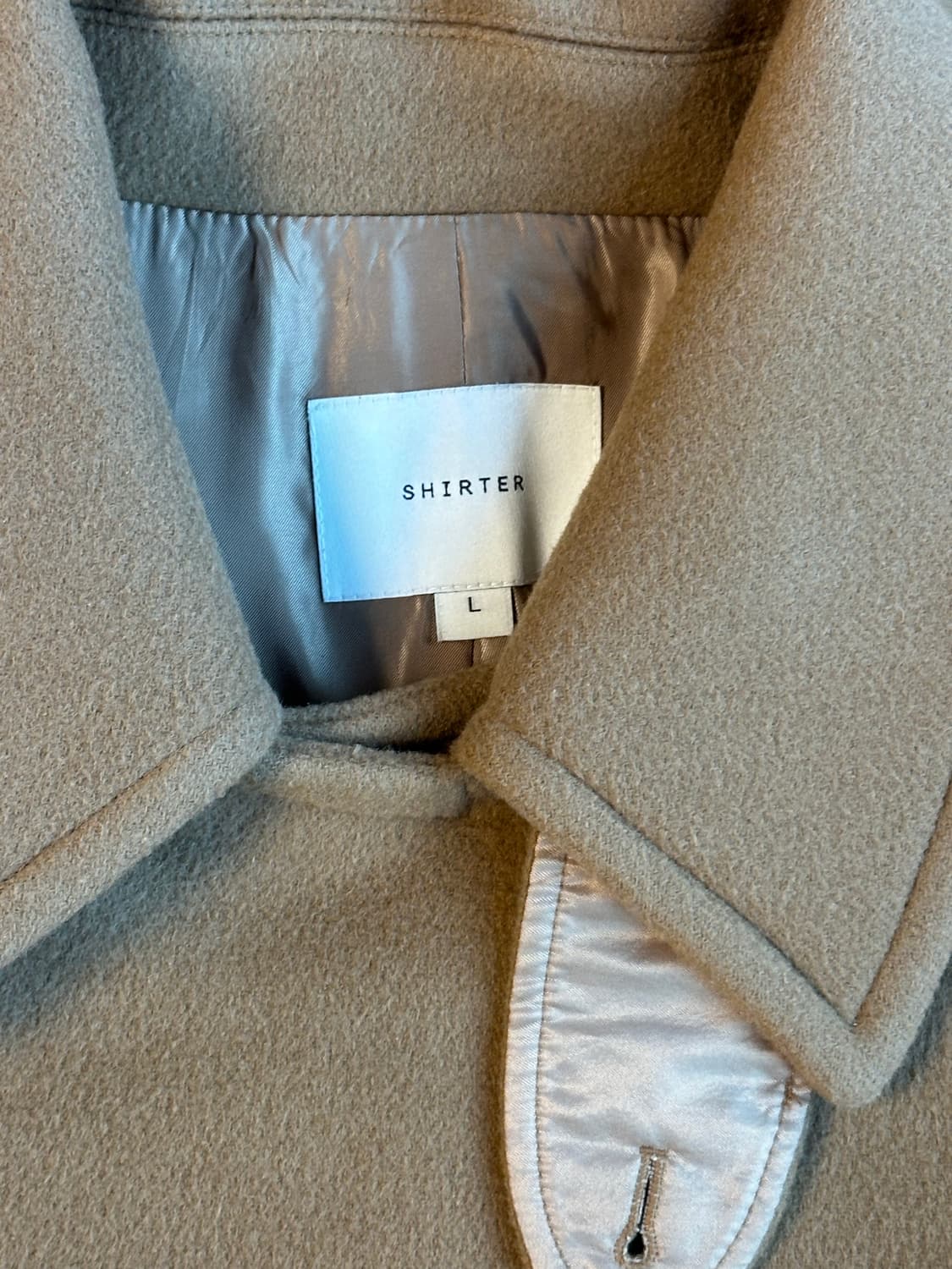 셔터 피코트 카멜 (L사이즈) 상품이미지2