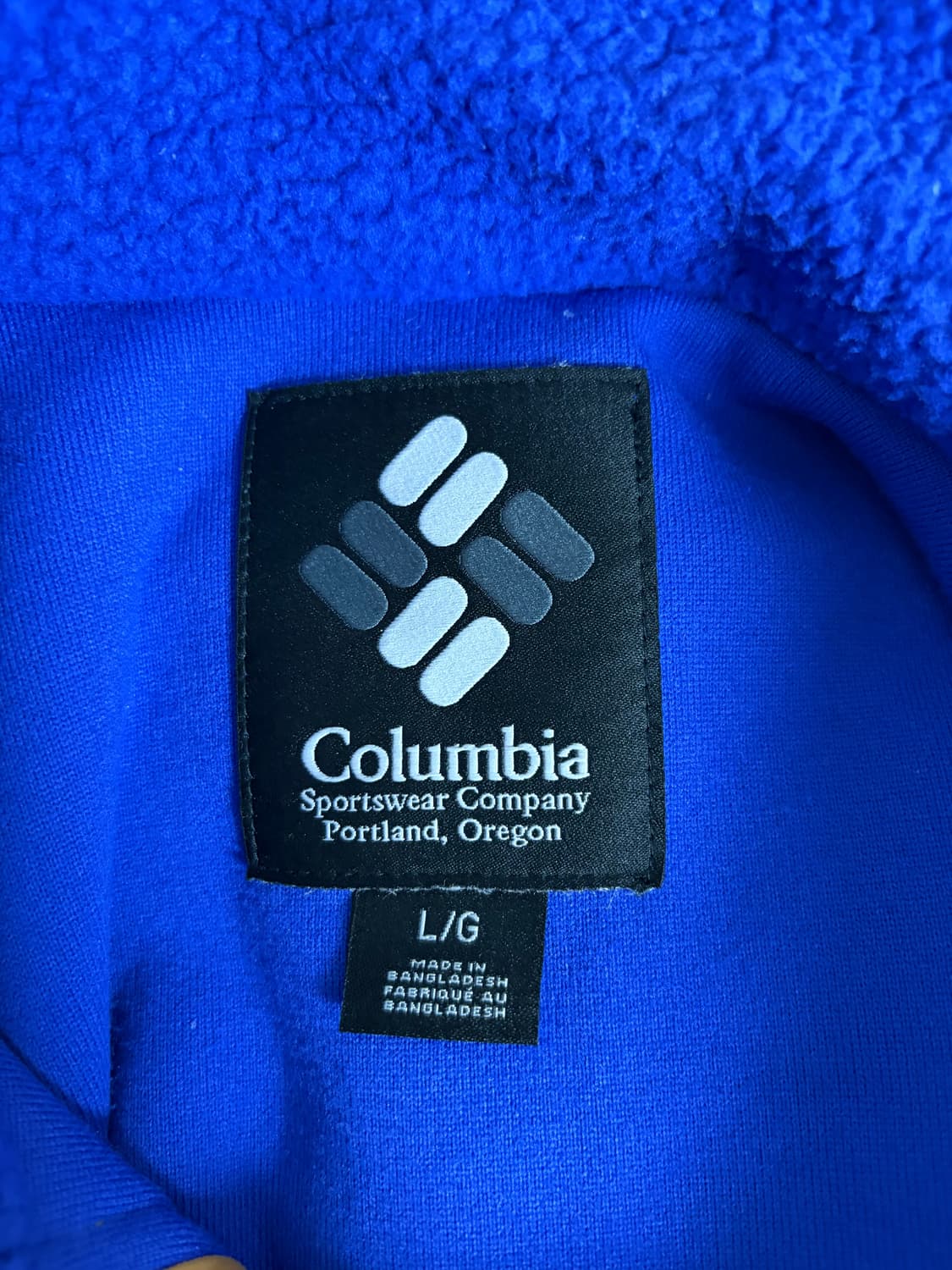 컬럼비아 헬베시아 II 하프 스냅 플리스 L 새상품 클레마티스 블루 컬러 상품이미지2