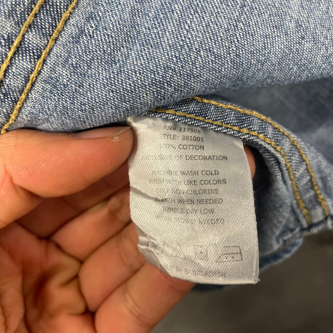 리바이스 클래식 포켓 데님 셔츠 상품이미지8