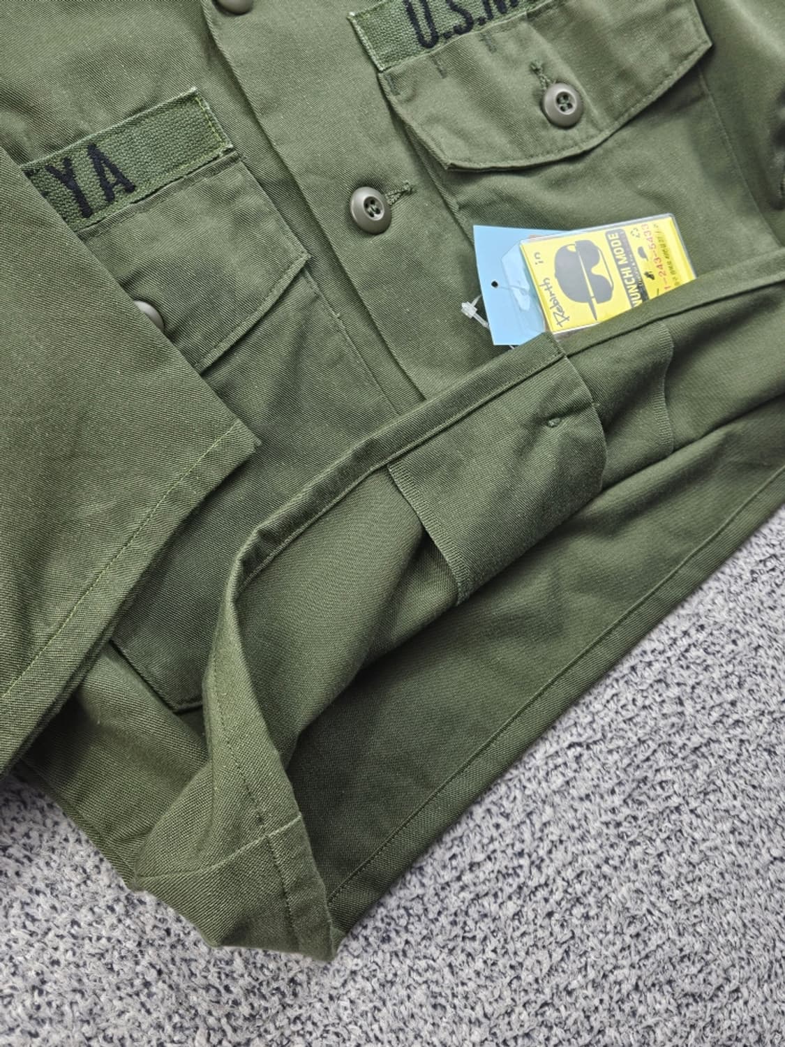 US NAVY 컴뱃 필드 셔츠 크롭커스텀 ( M추정 ) / 11910 상품이미지8