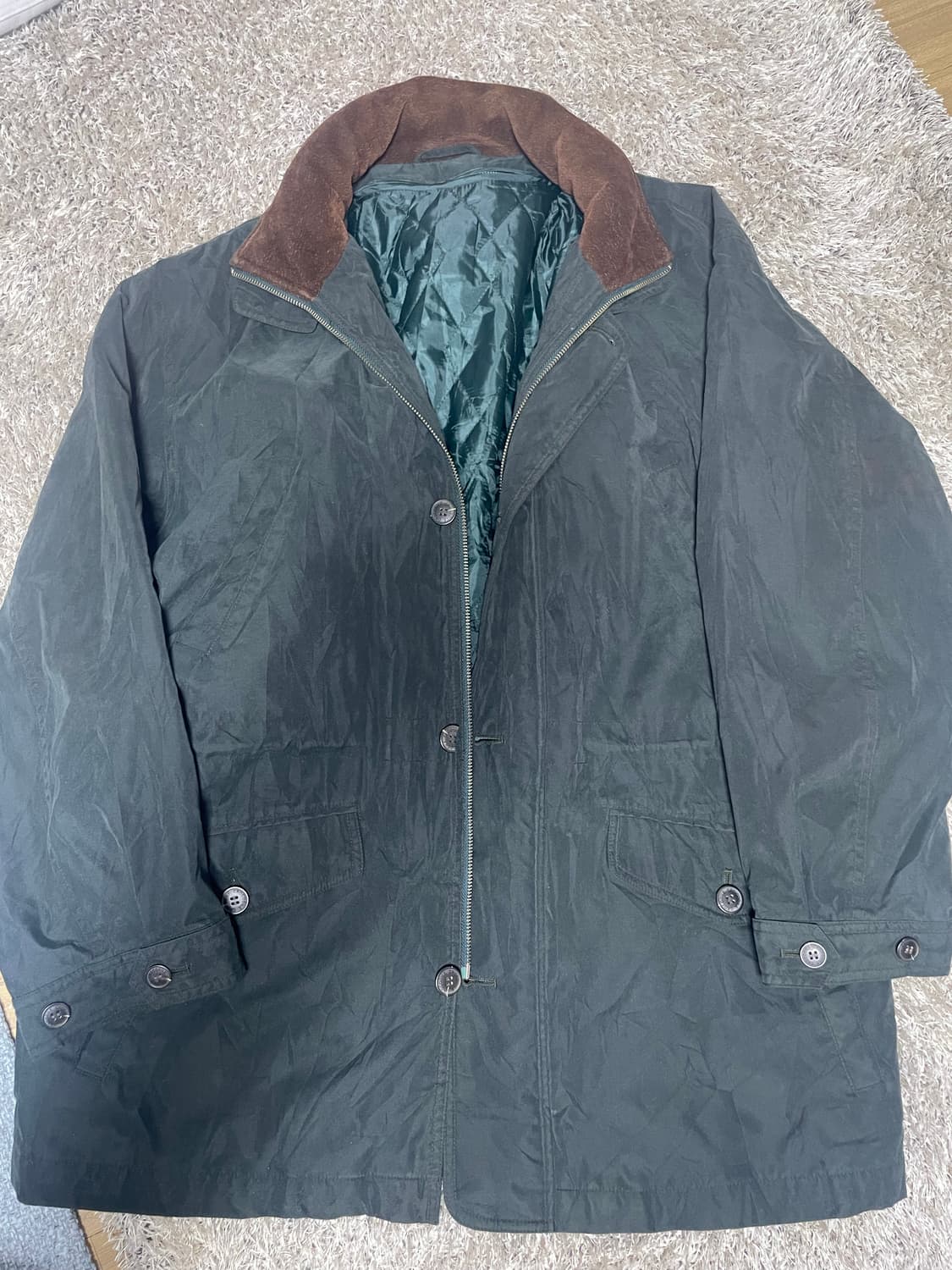 일본판 크로커다일 헌팅 누빔자켓 사이즈 105~110 상품이미지1