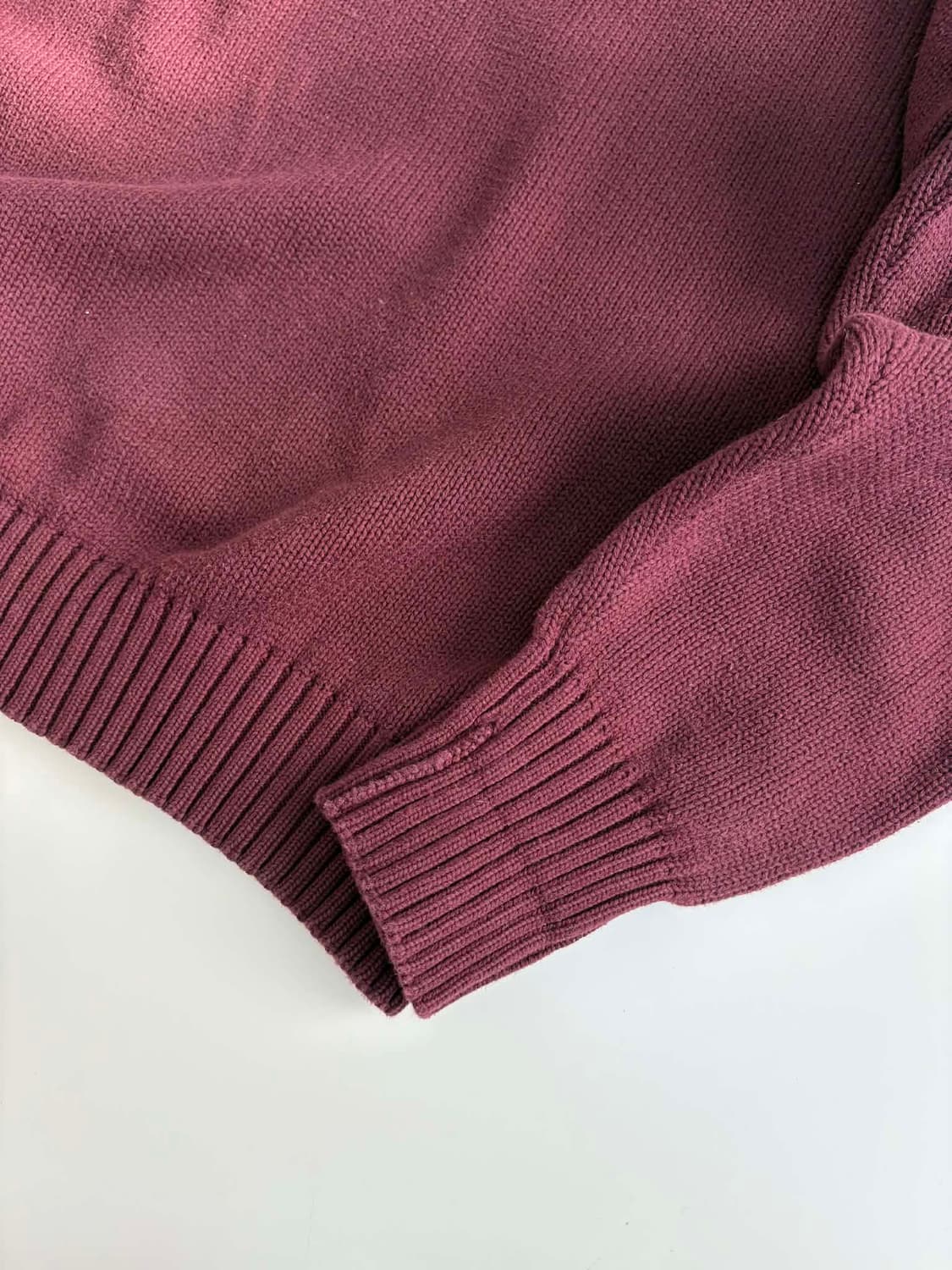 [110] 폴로 랄프로렌 버건디 코튼 크루넥 니트 스웨터 상품이미지6