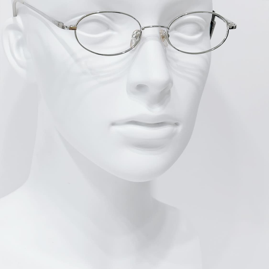 키지클럽 SAMWON 실버 오벌 데드스탁 빈티지안경 상품이미지5