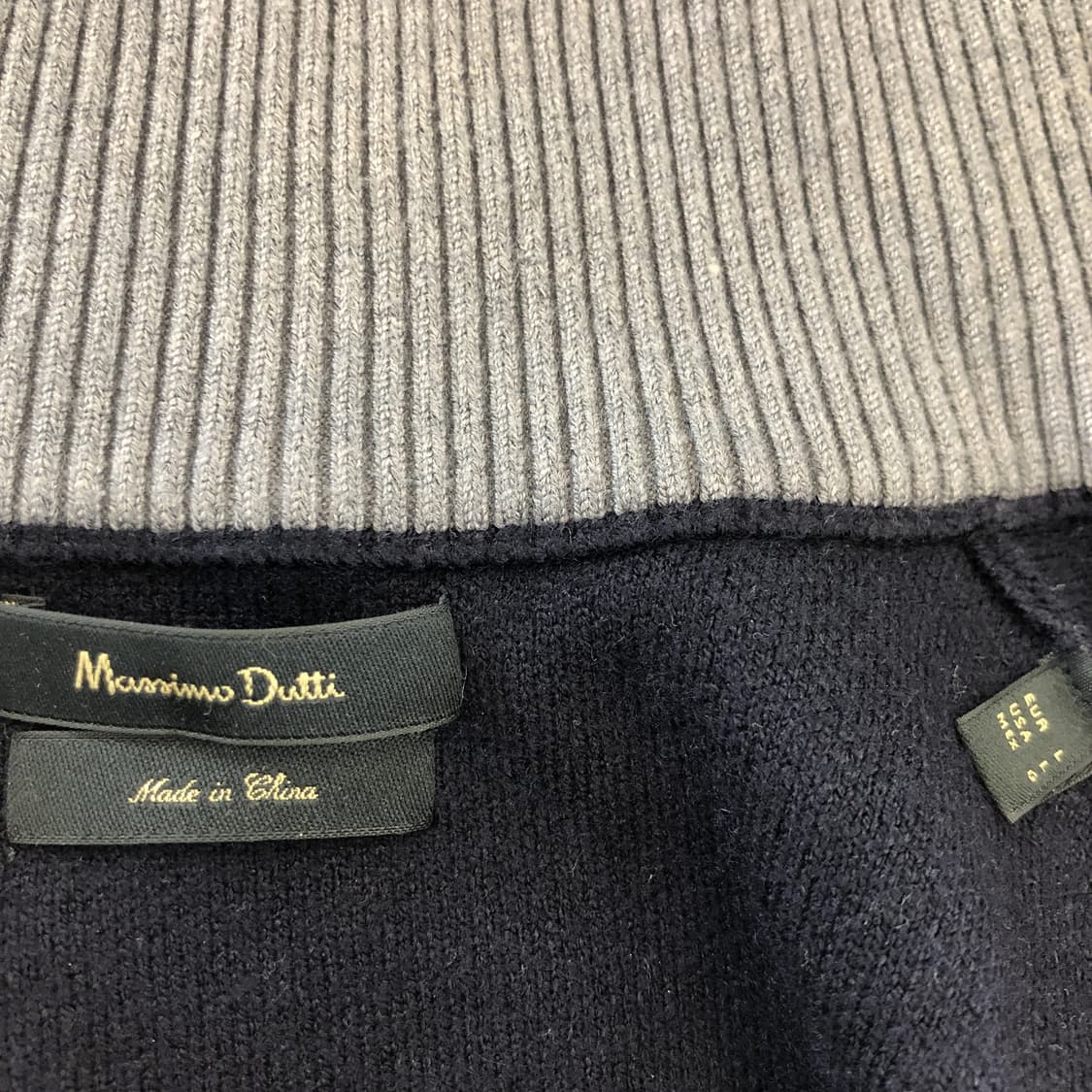 마시모두띠 투웨이 니트집업 L 상품이미지5