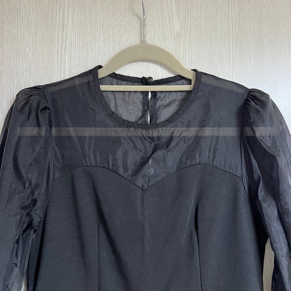 연말룩 시스루 원피스 상품이미지2