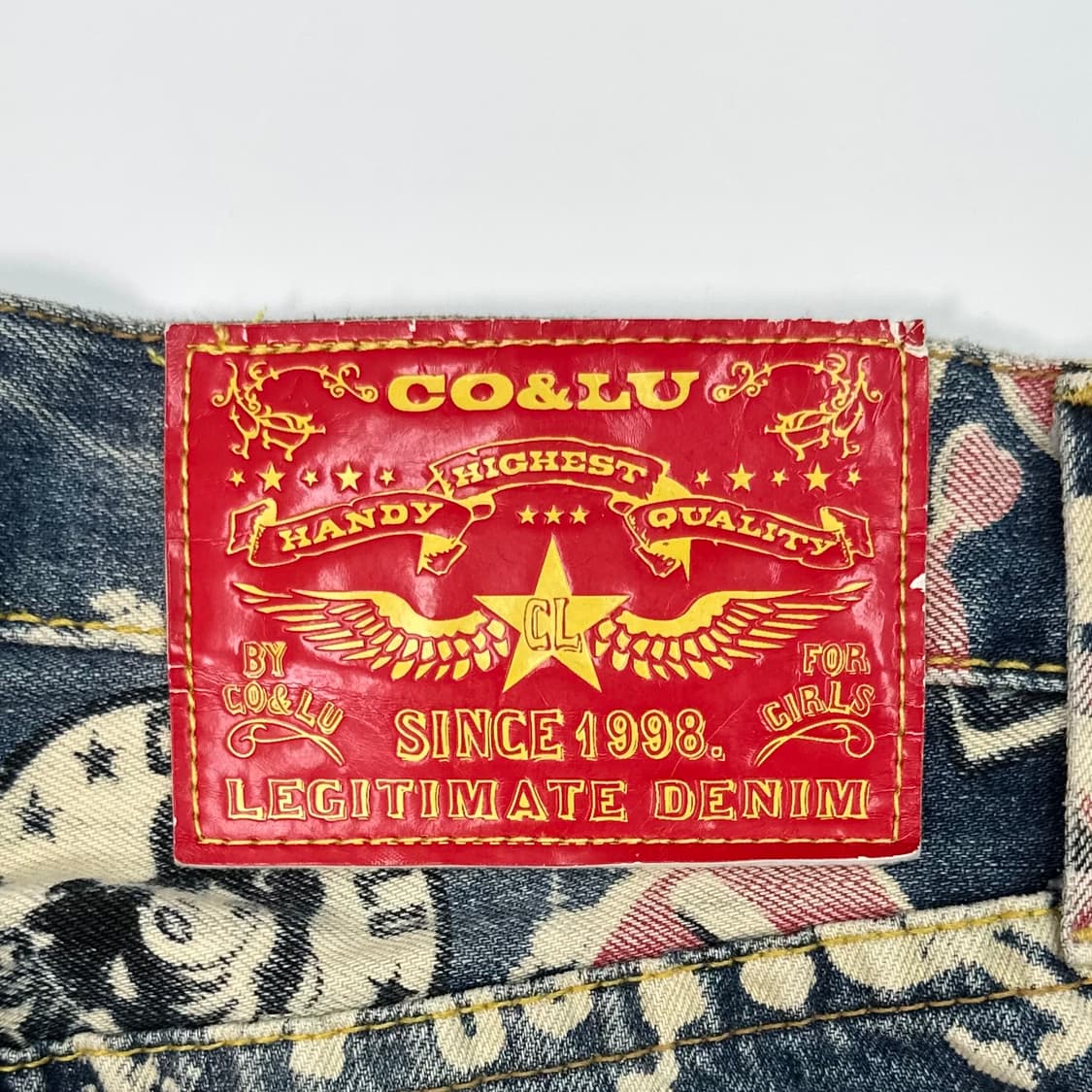 co&lu graphics denim pants 상품이미지7